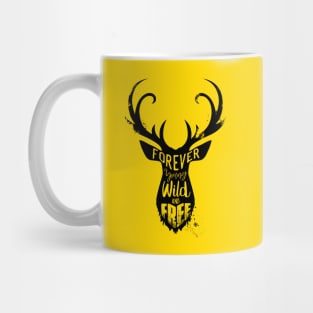 Inspirational Deer Nature Camping Design Mug